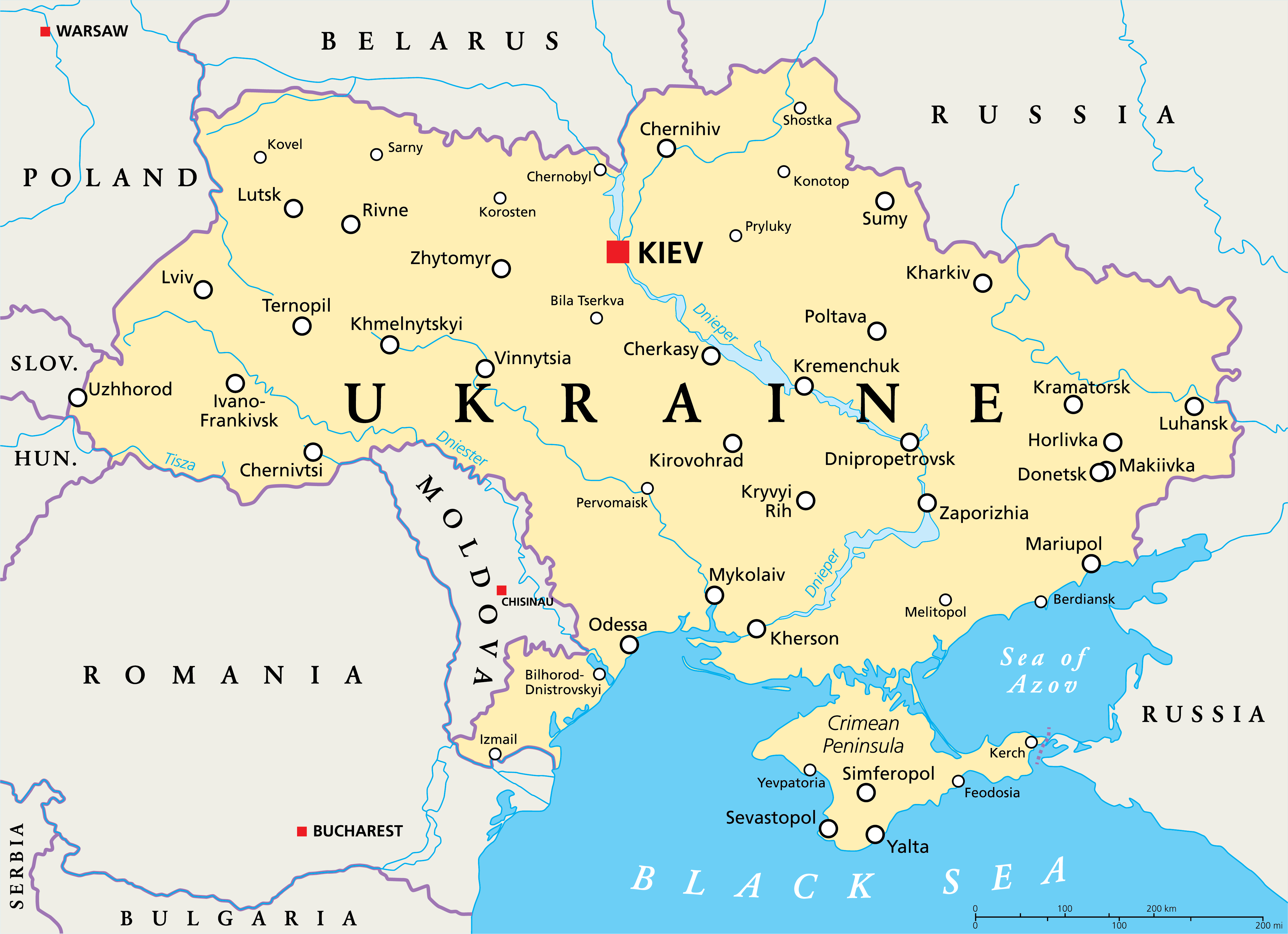 Украина левобережная